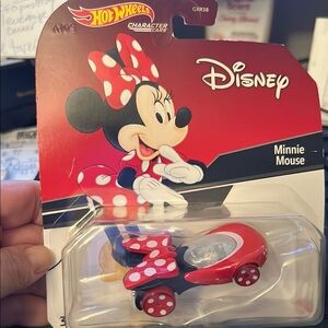 Disney Hot Wheels Minnie Mouse Character Car - Red